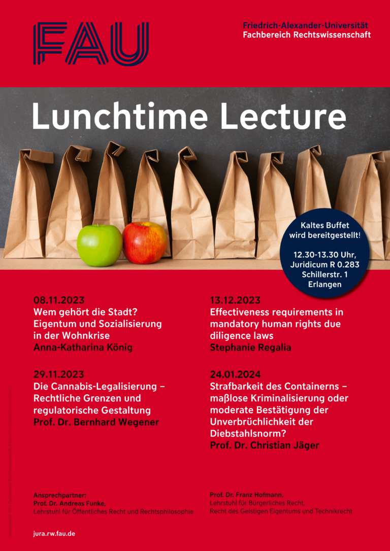 Lunchtime Lecture WS23/24