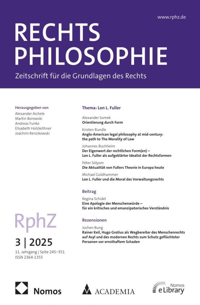 Rechtsphilosophie Zeitschrift
